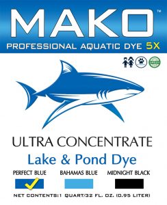 Mako Professional Aquatic Lake and Pond Dye 5X Concentrate