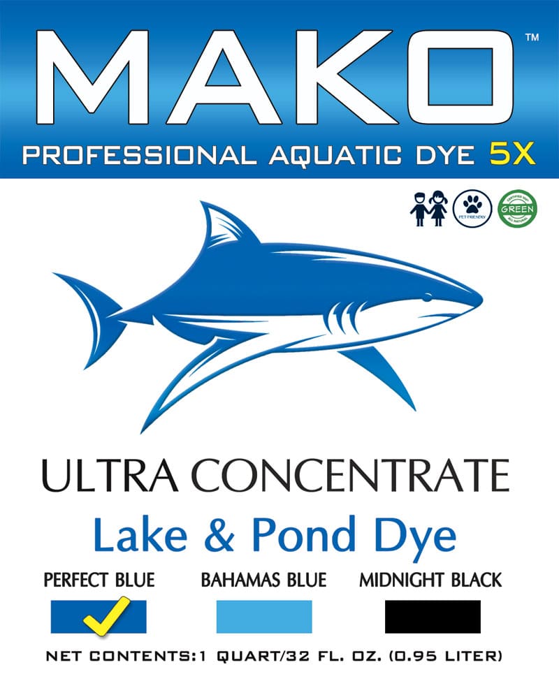 Mako Professional Aquatic Lake and Pond Dye 5X Concentrate